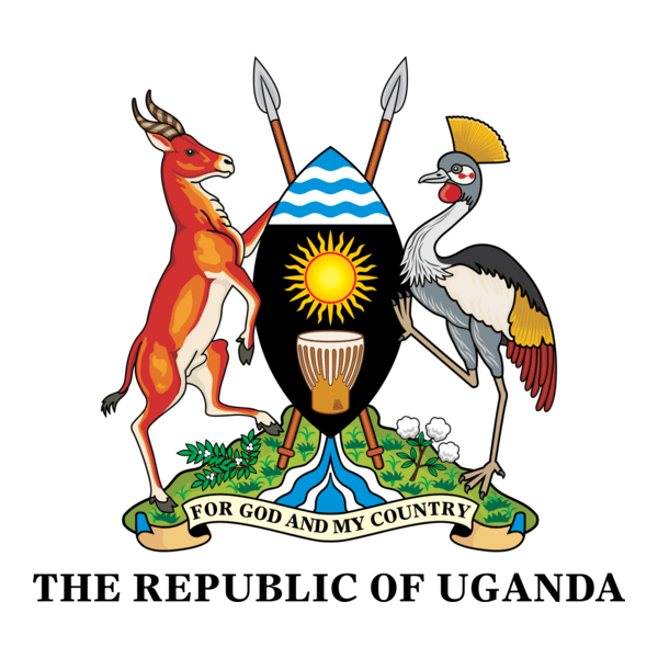 River Nile source in Uganda, represented on the national coat of arms